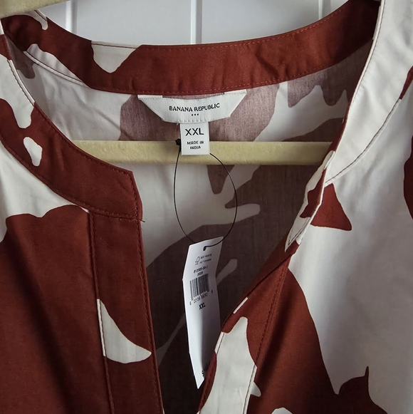 NWT Banana Republic Tiered Midi Dress Sz XXL - Picture 5 of 10